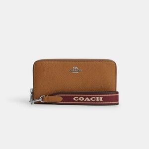 Coach long zip-around wallet
